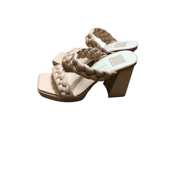 Dolce Vita Light Nude Braided Strap Sandals Sz 7 - Picture 4 of 4